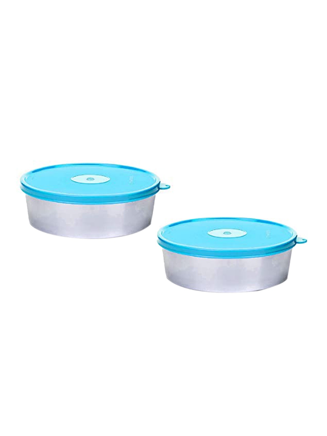 

SignoraWare Set Of 2 Dishwasher Safe Solid Food Container With Lid, Violet