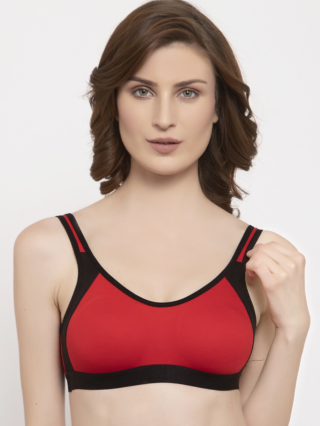 

Innocence Red Non Padded & Non-Wired Seamless Bra