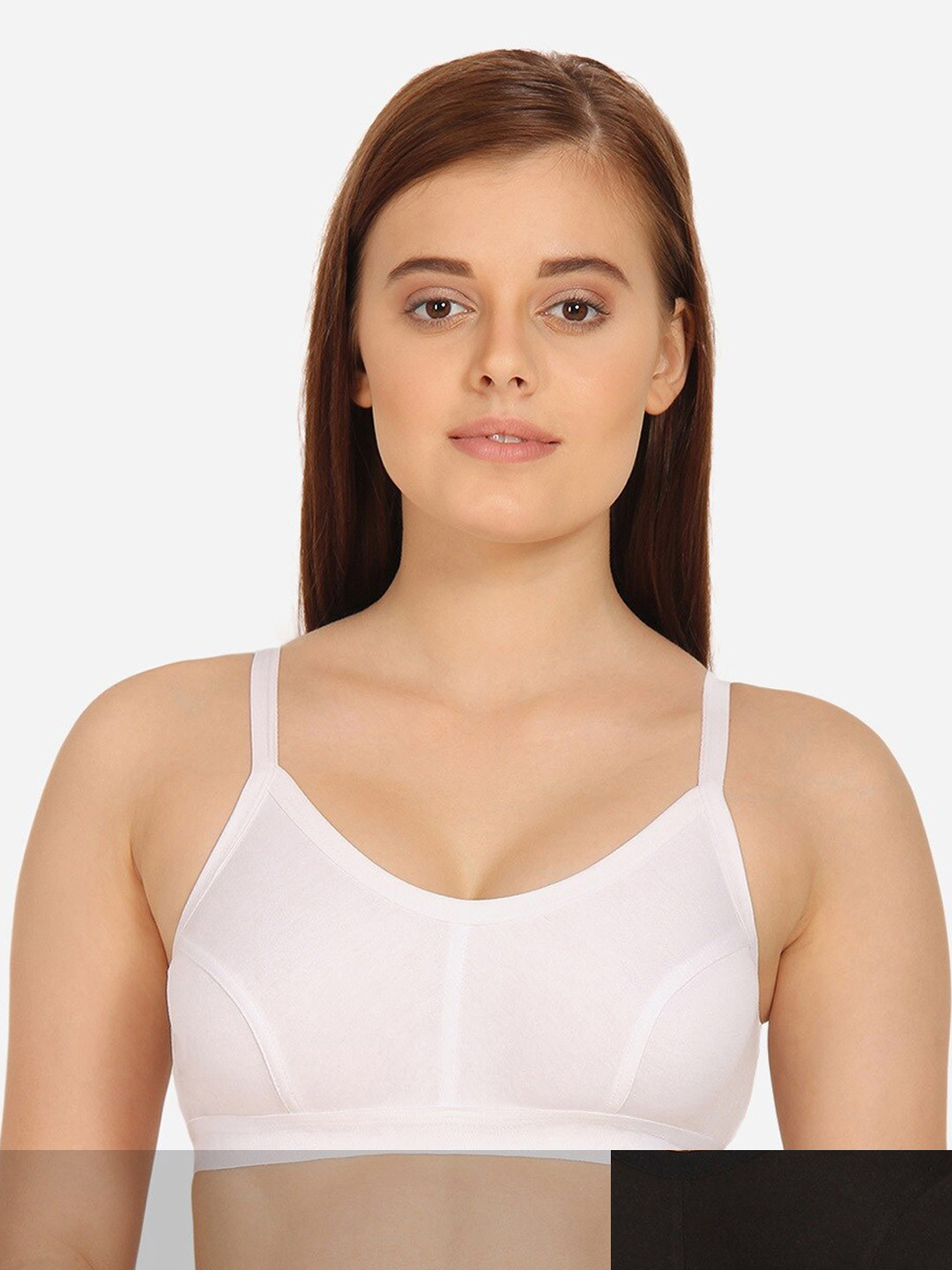 

Innocence White & Black Pack Of 3 Non Padded Bra