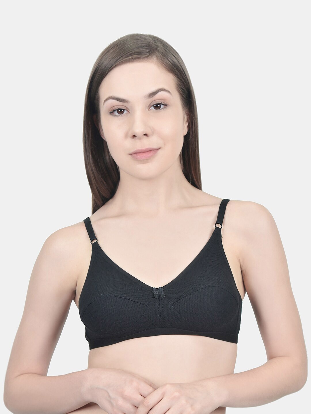 

Innocence Women Black Solid Non Padded Bra