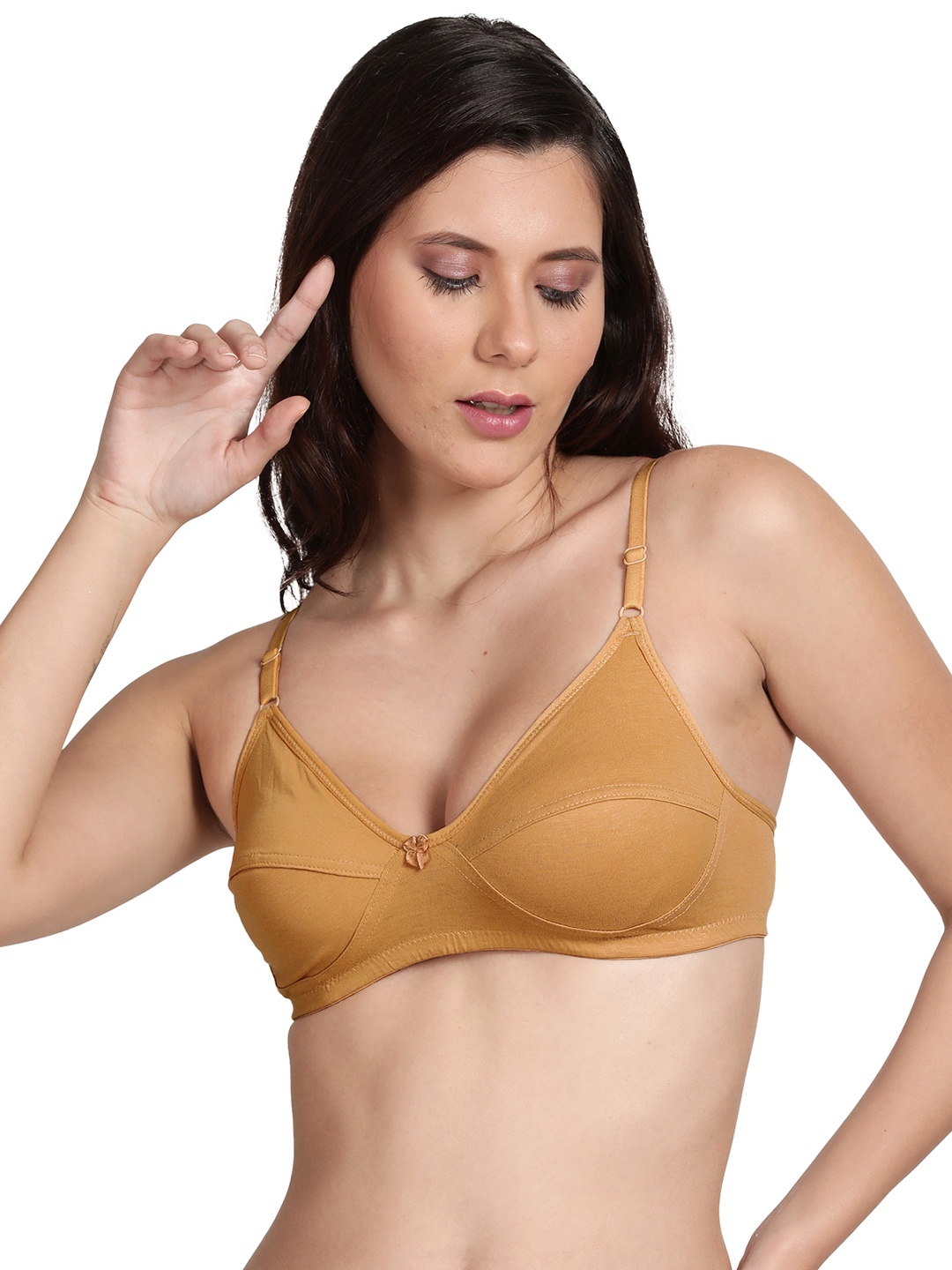 

shyaway Women Beige Non Padded Cotton Bra