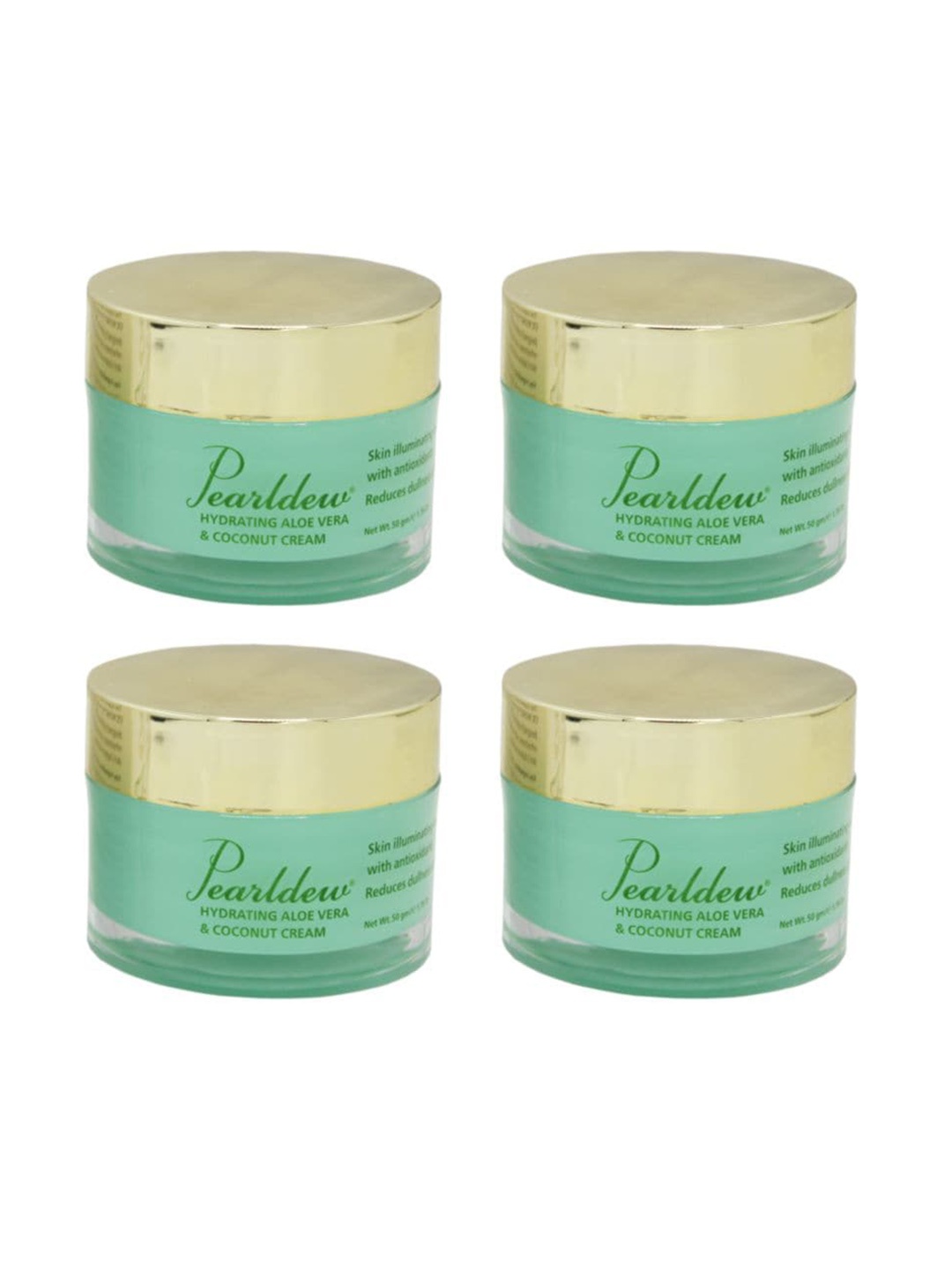 

Pearldew Set Of 4 Hydrating Aloe vera & Coconut Cream 200gm, Na