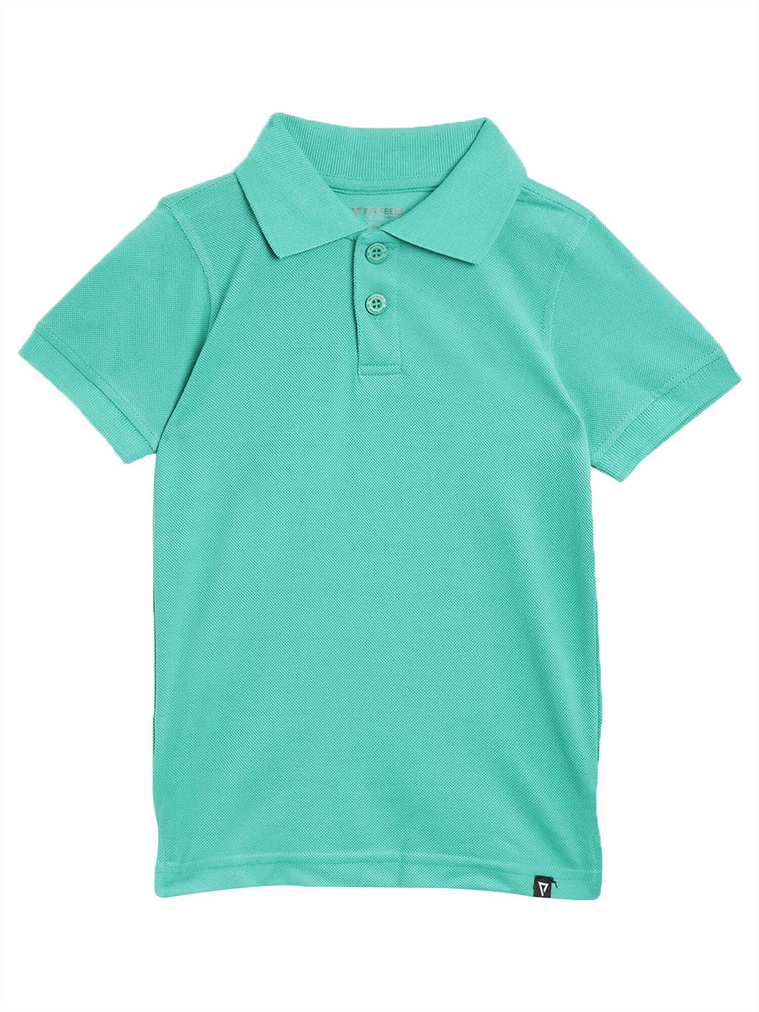

PROTEENS Boys Green Polo Collar T-shirt