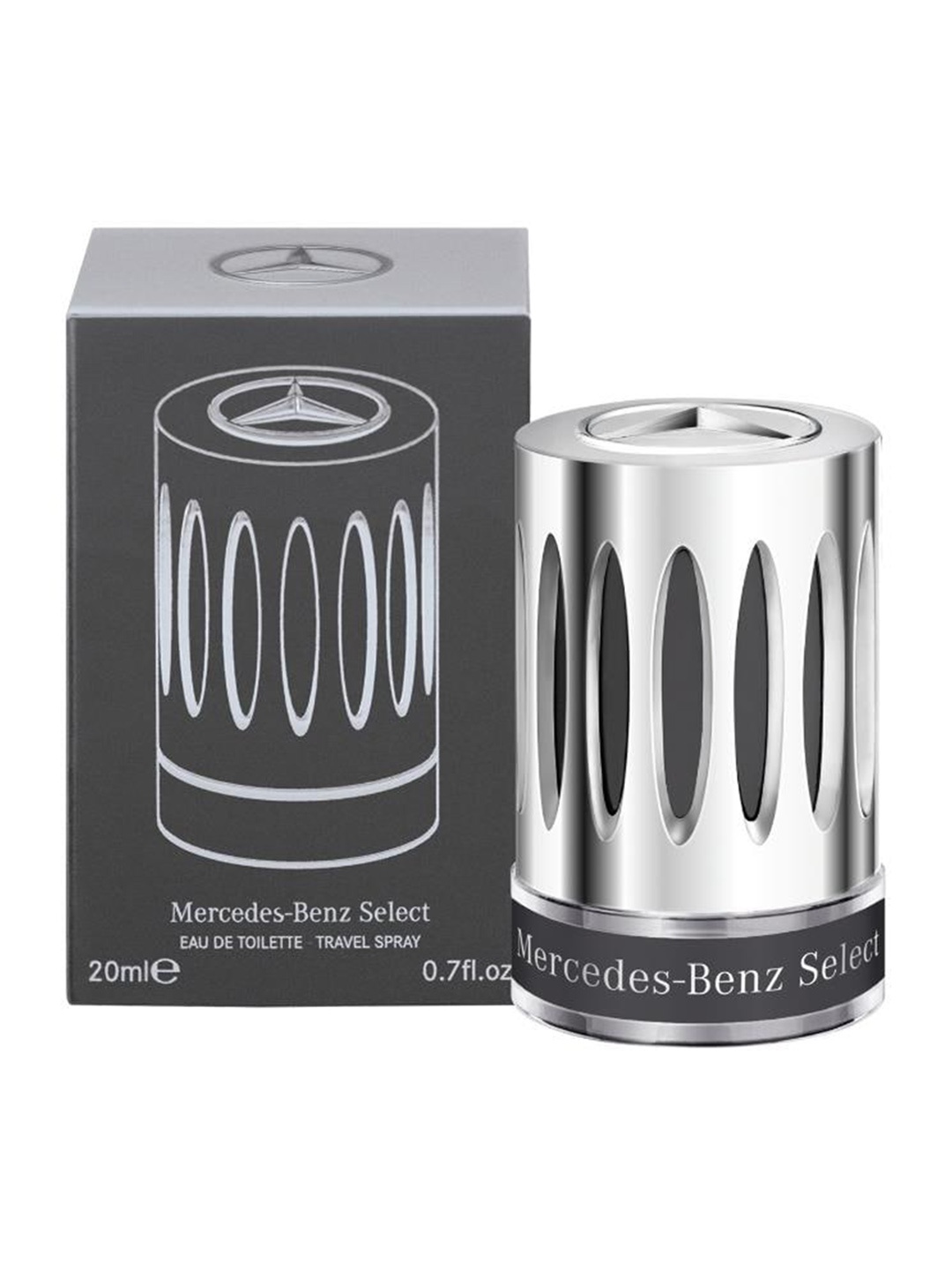 

Mercedes Benz Men Travel Collection Select Eau de Toilette - 20ml, Silver