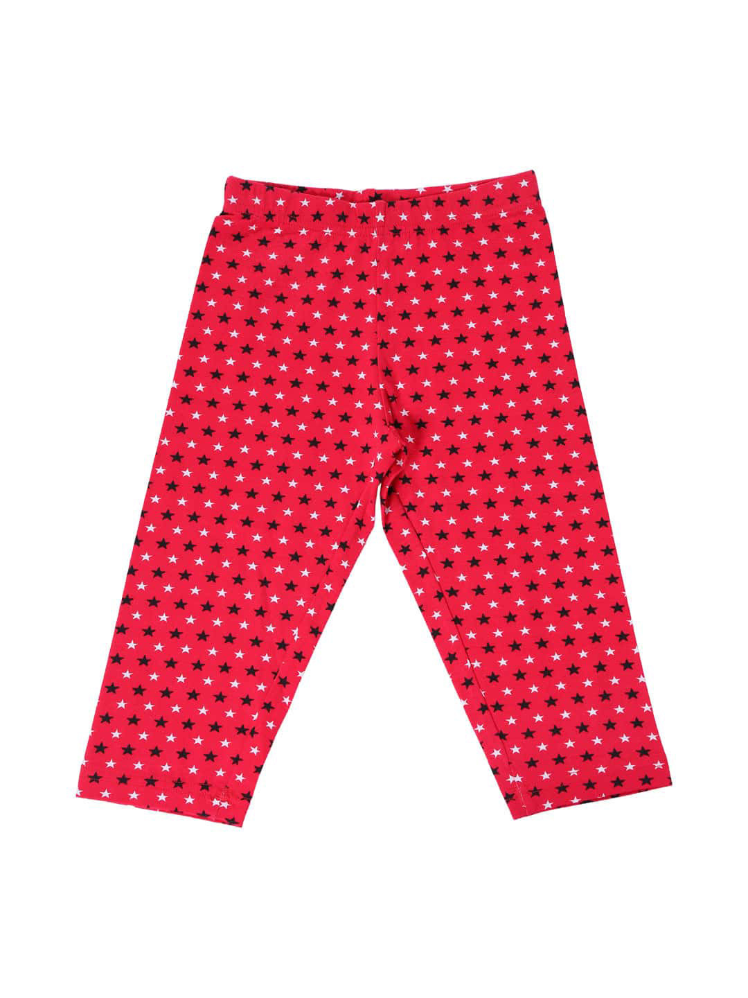 

Bodycare Kids Girls Red Printed Capris