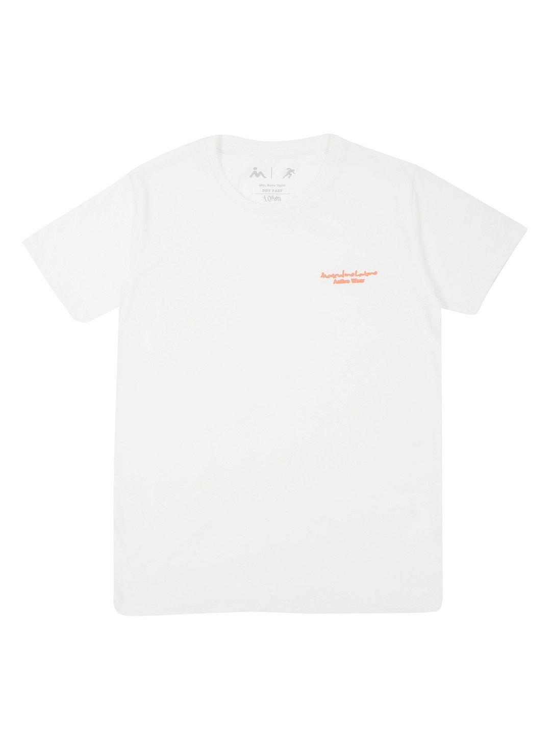 

Masculino Latino Boys White Solid Rapid-Dry T-shirt