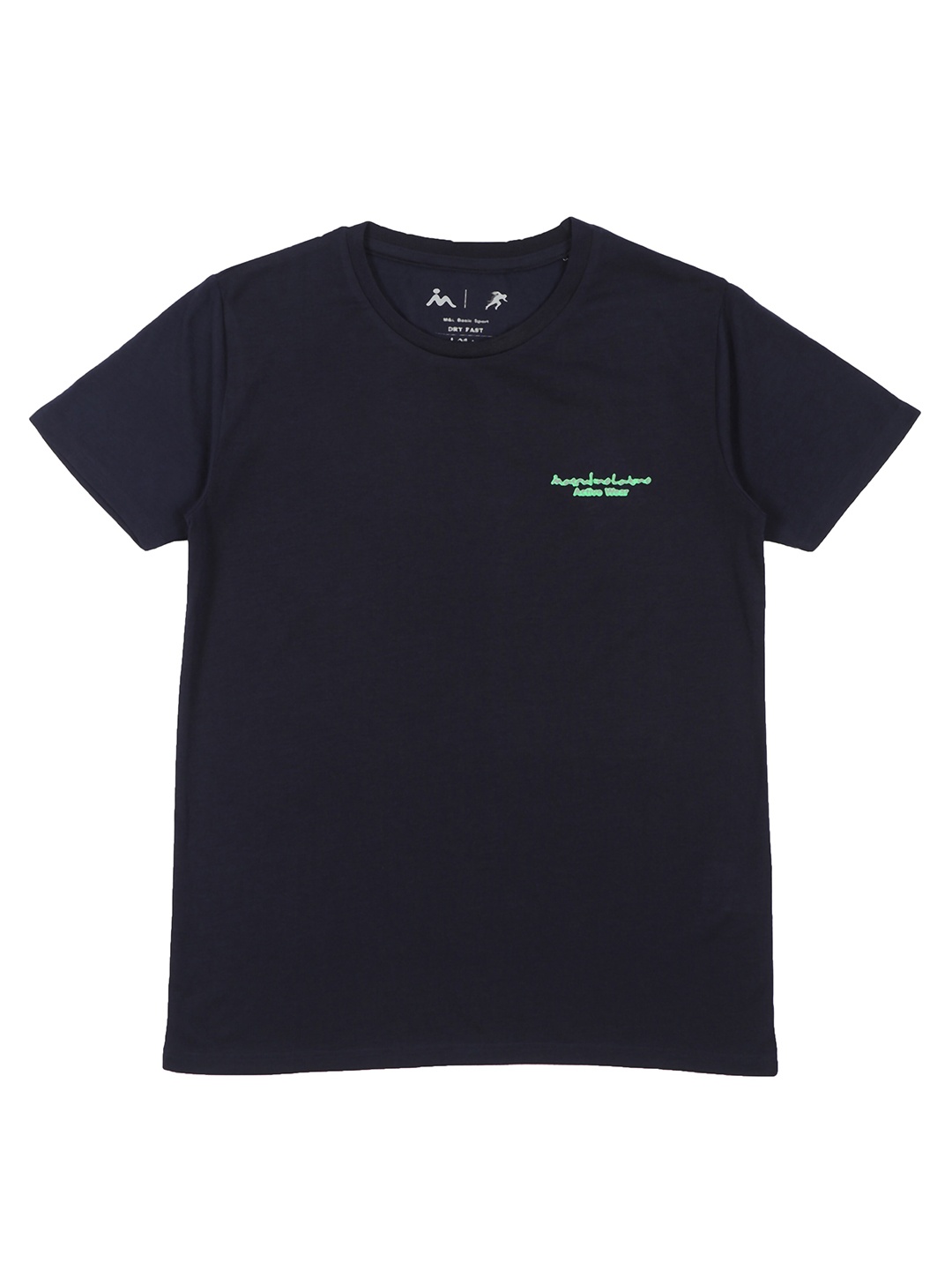 

Masculino Latino Boys Navy Blue Typography T-shirt