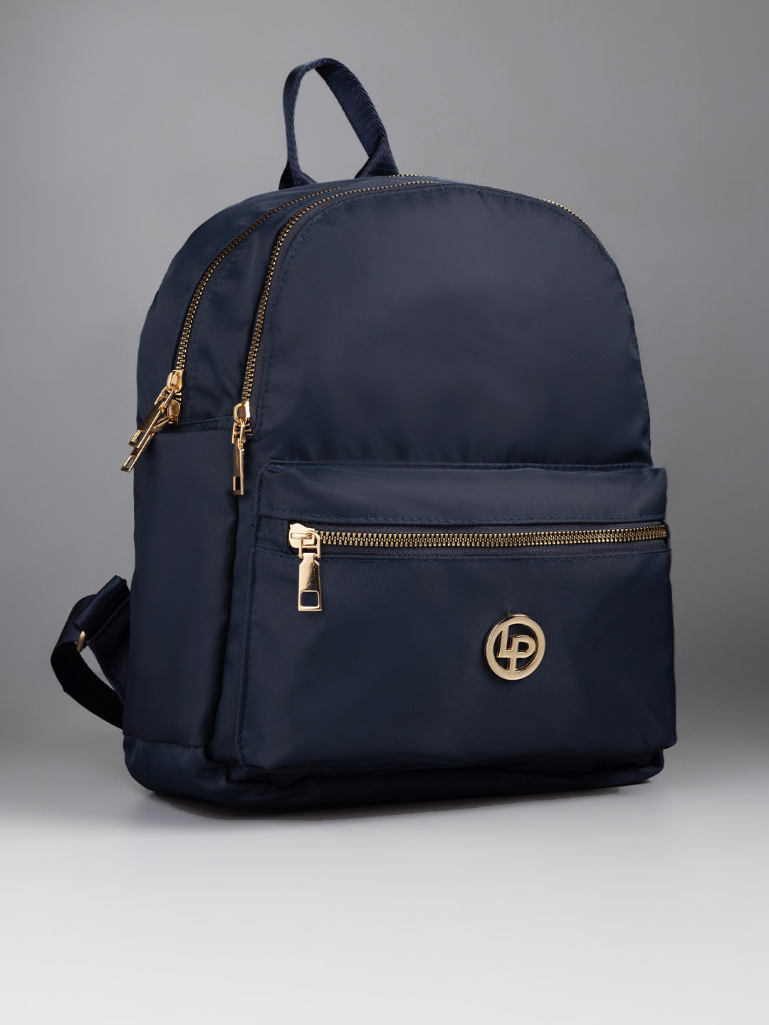 Lino Perros Women Navy Blue Backpack with 11 Inch Tablet Sleeve