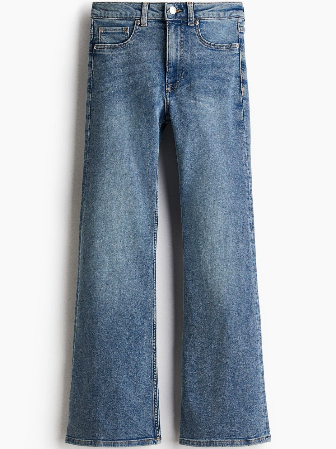 H&M Women Flared High Light Fade Jeans