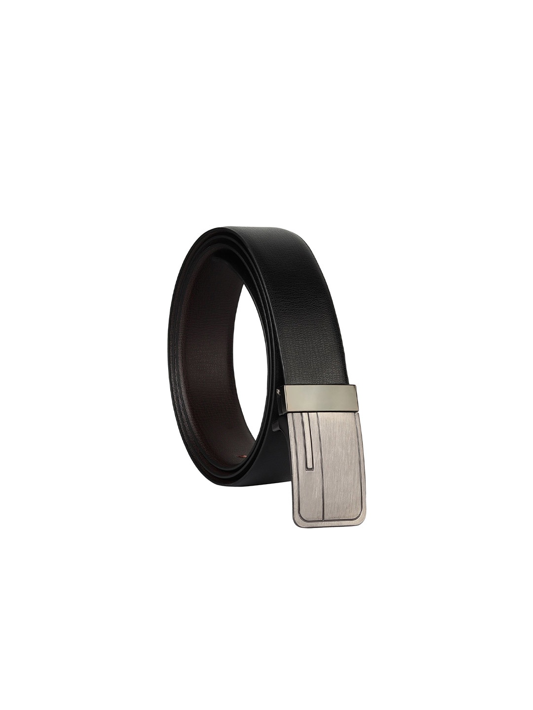 

Provogue Men Textured Reversible Formal Belt, Black