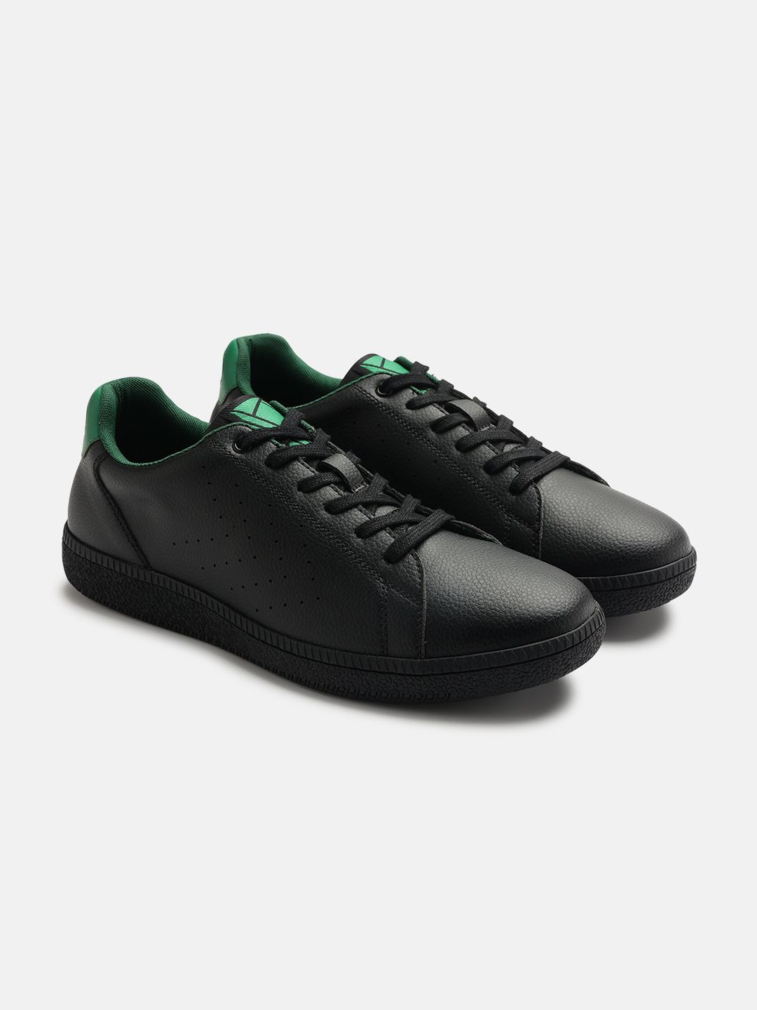 

hummel Men PU Sneakers, Black