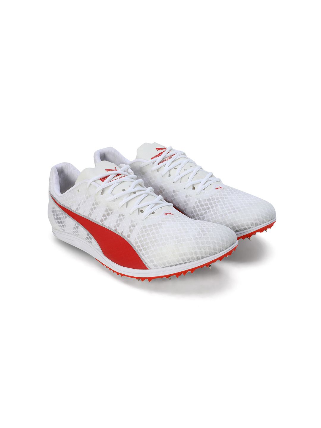 

Puma evoSPEED Distance 11 Track and Field Men Running Lace-Up Sports Shoes, White