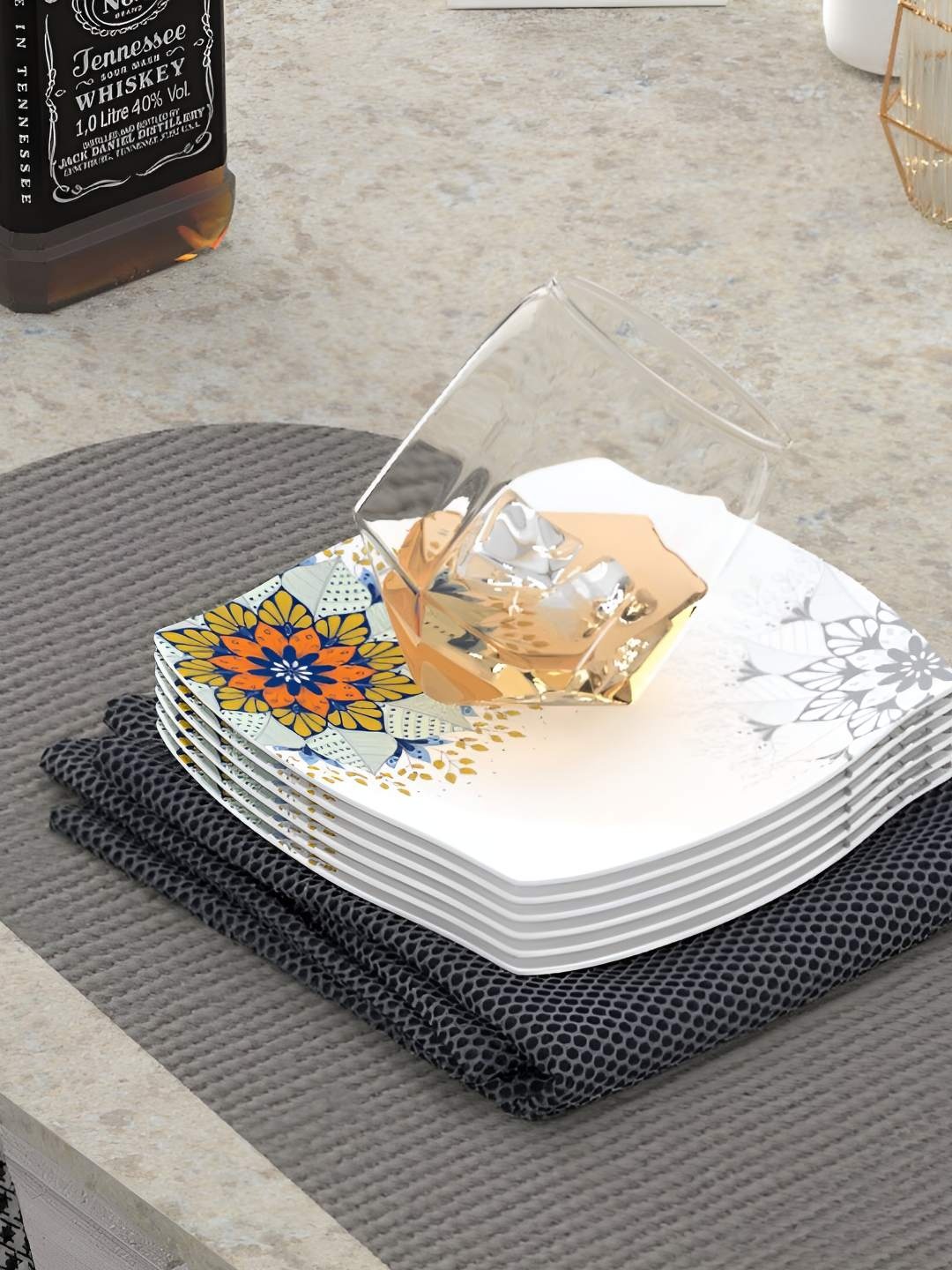 

Castleite White 2025 6 Pieces Melamine Dishwasher Safe Plates