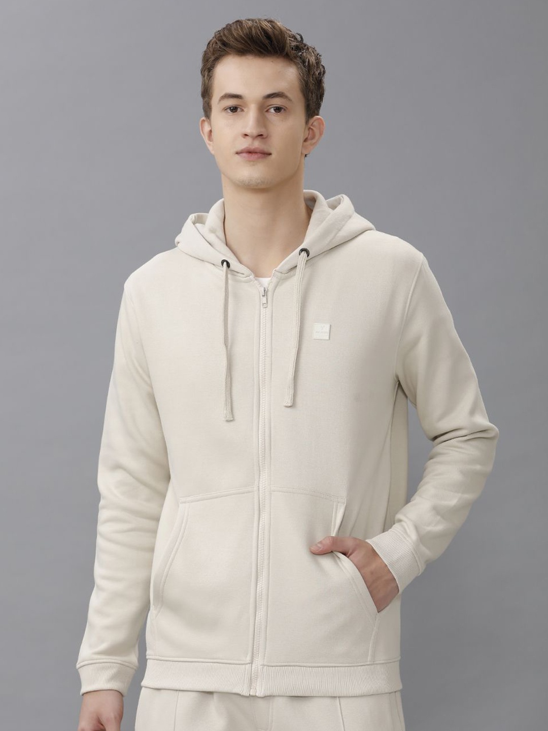 

Voi Jeans Men Hooded Sweatshirt, Beige