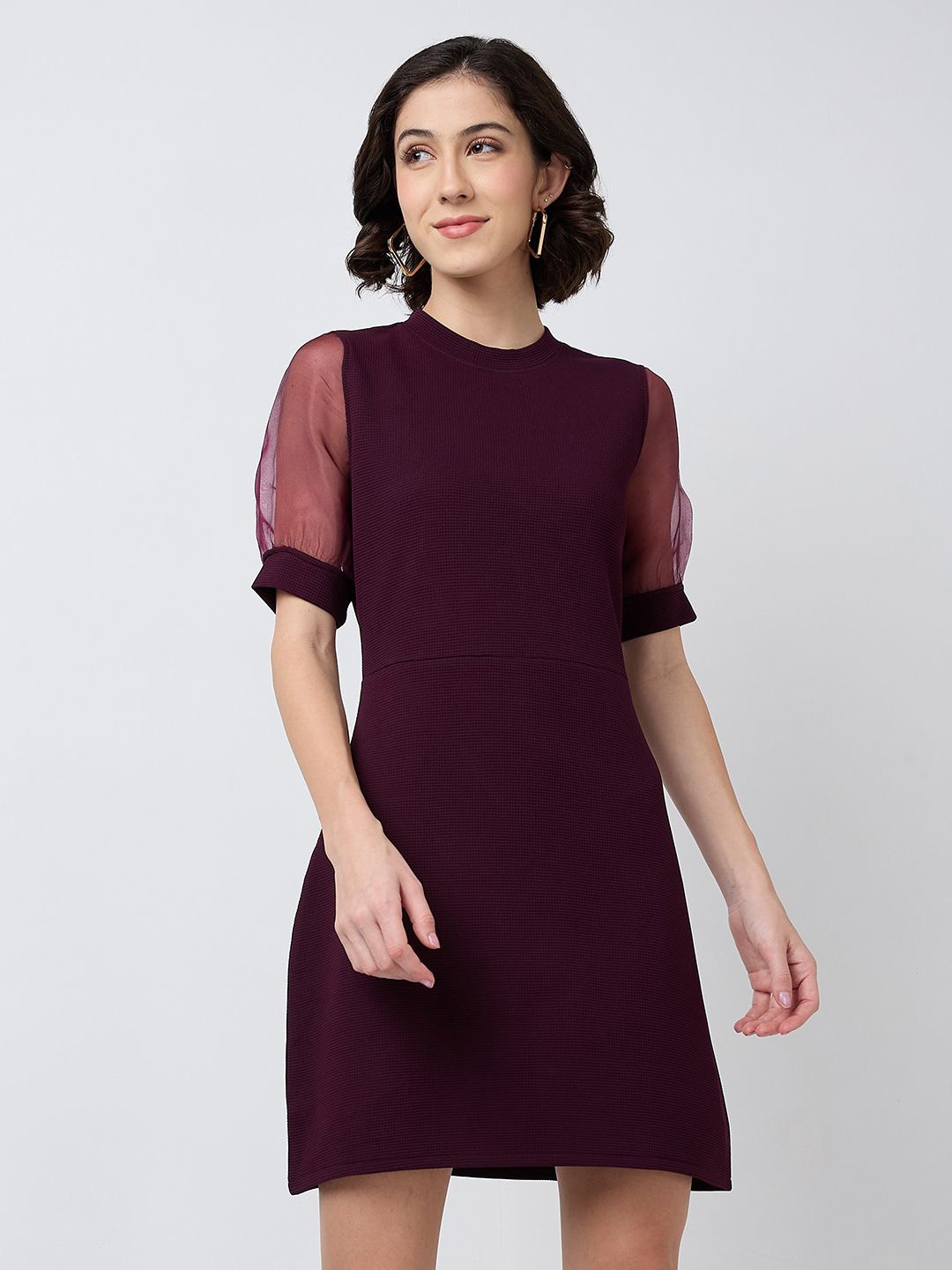 

SZN Bodycon Mini Dress, Maroon