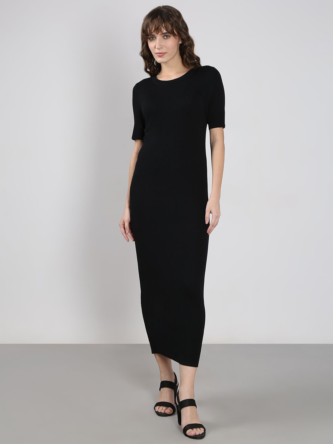 

Vero Moda Round Neck Maxi Dress, Black