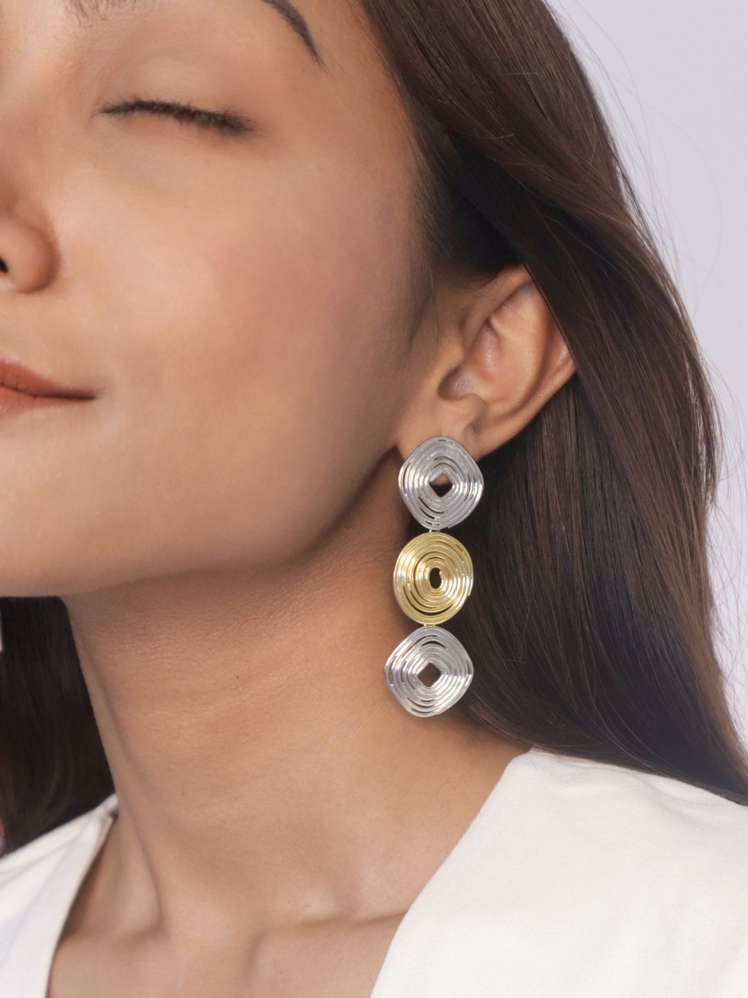 

House of Pehr Gold & Silver Plated Classic Drop Earrings