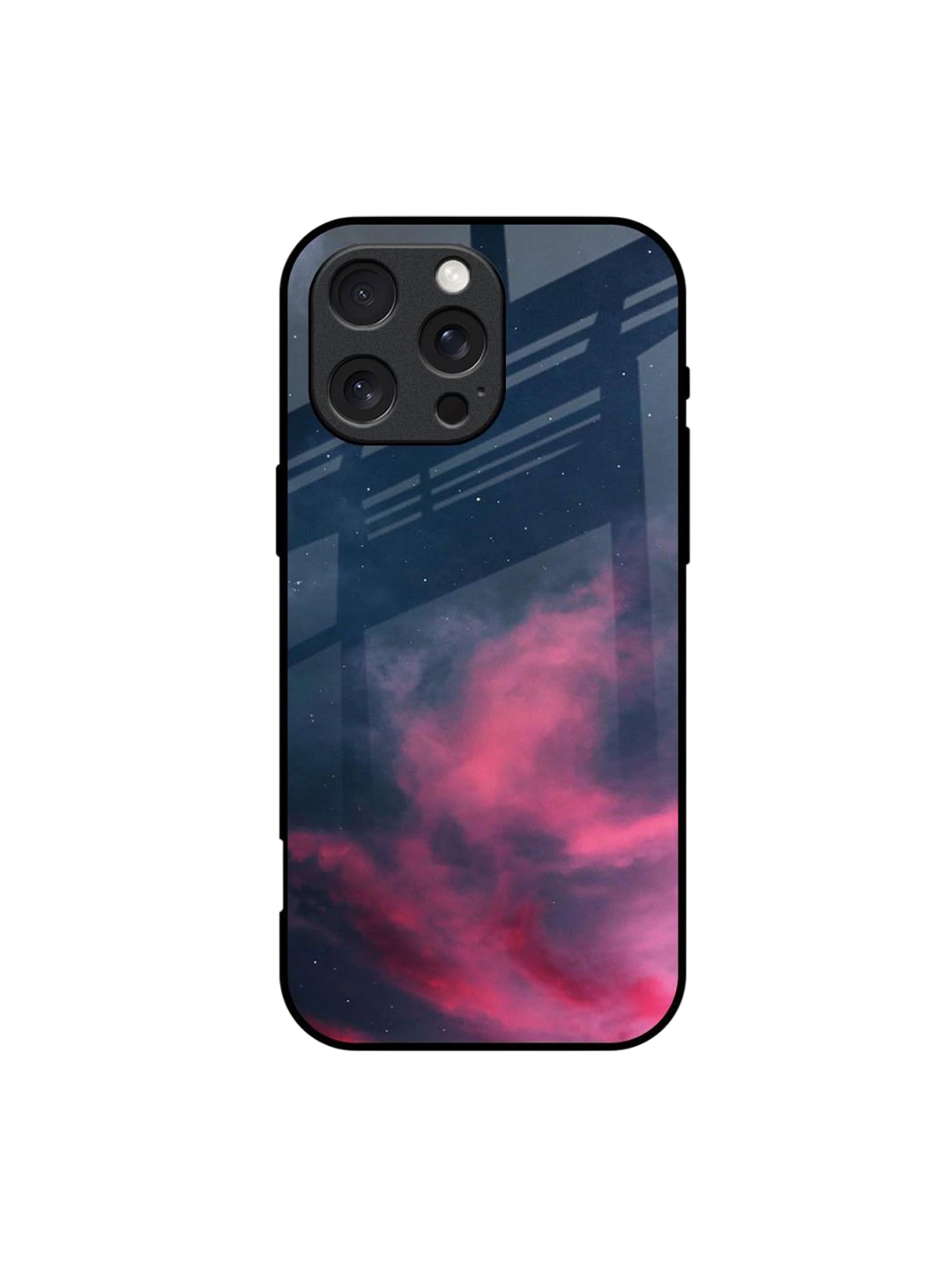 

QRIOH Abstract Printed iPhone 16 Pro Max Back Case Mobile Accessories, Blue