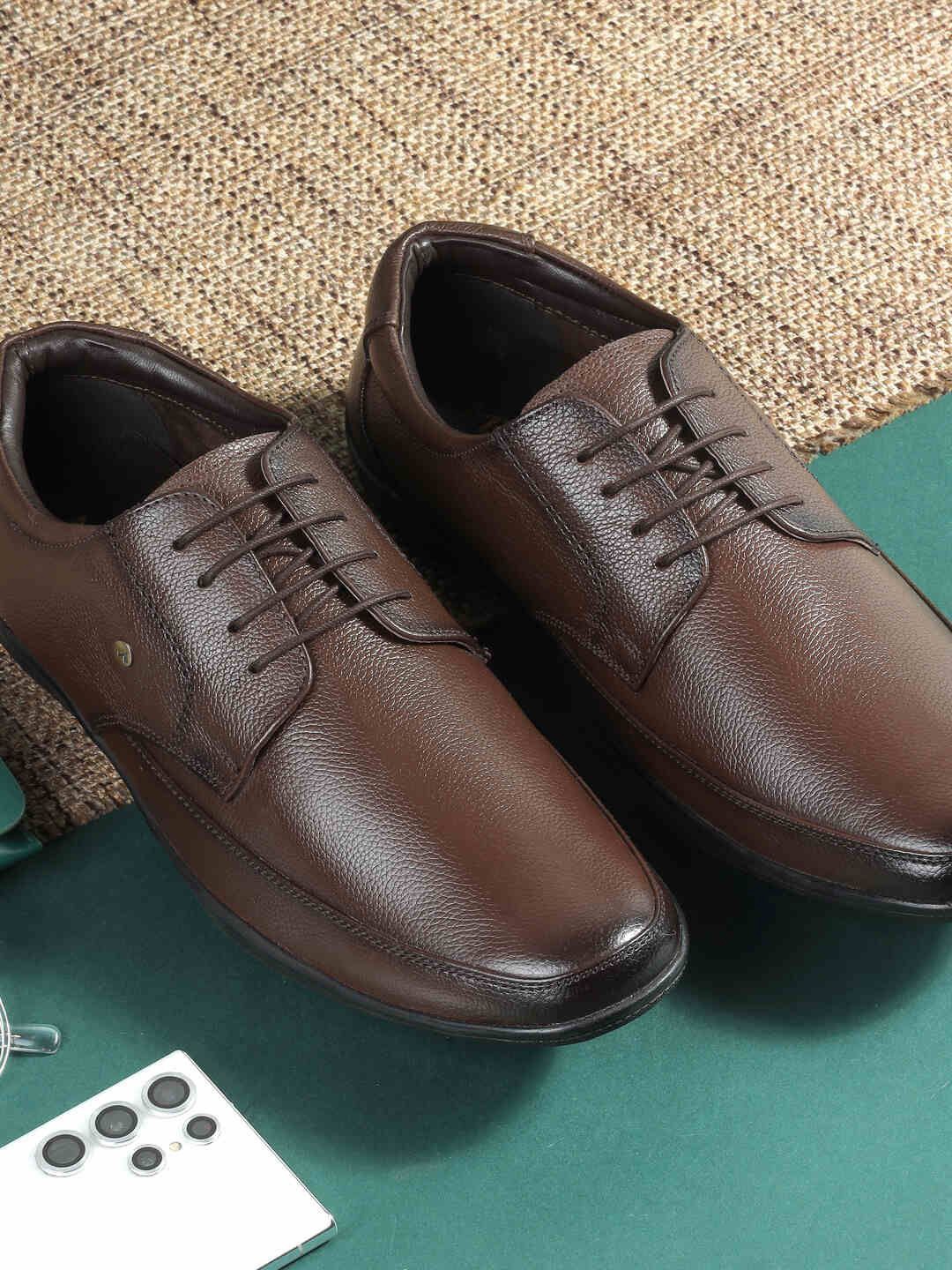 

Metro Men Leather Formal Derbys, Brown