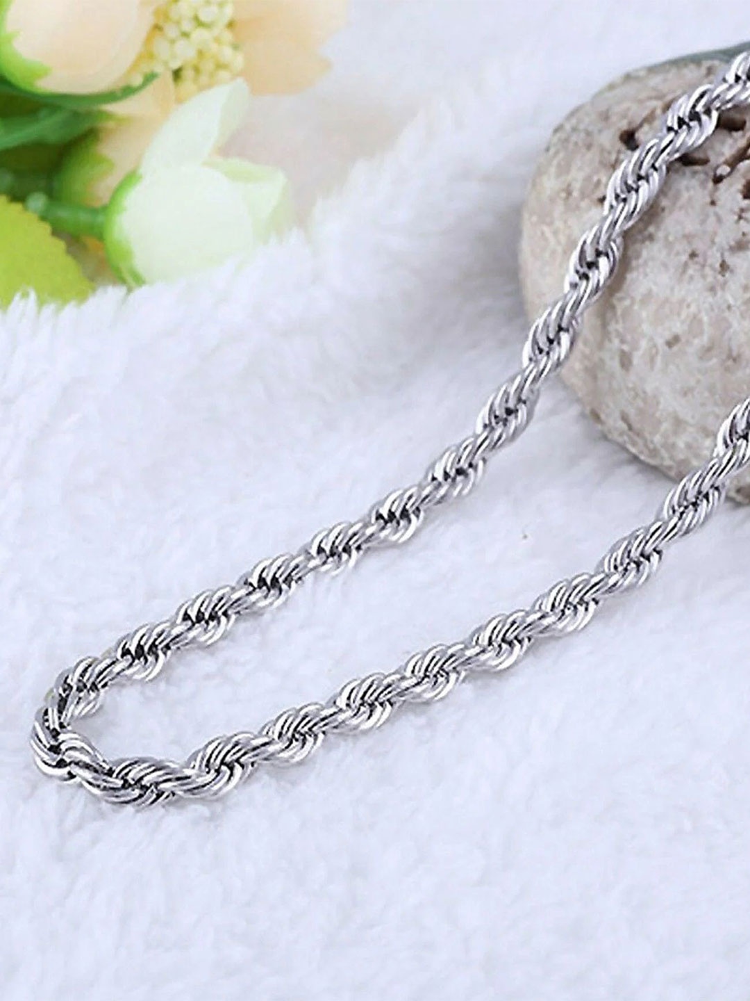 

RUHI COLLECTION Unisex Silver-Plated Chain