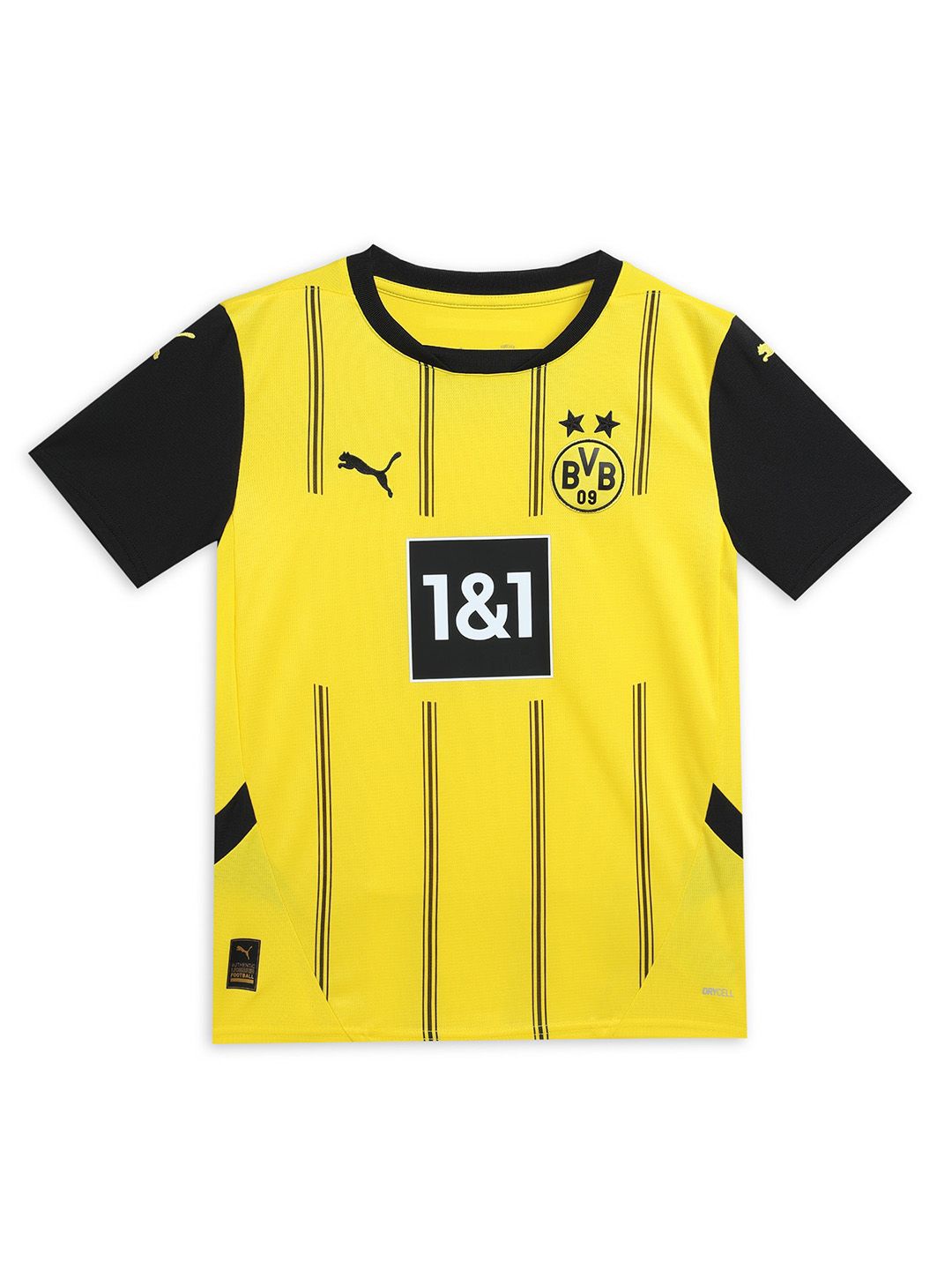 

Puma Borussia Dortmund 24/25 Kids Printed Short Sleeve Football Jersey, Yellow