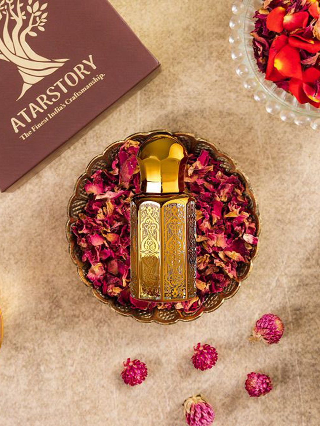 

ATARSTORY Black Magic Mitti Best Herbal Alcohol Free Attar 12 ml, Gold