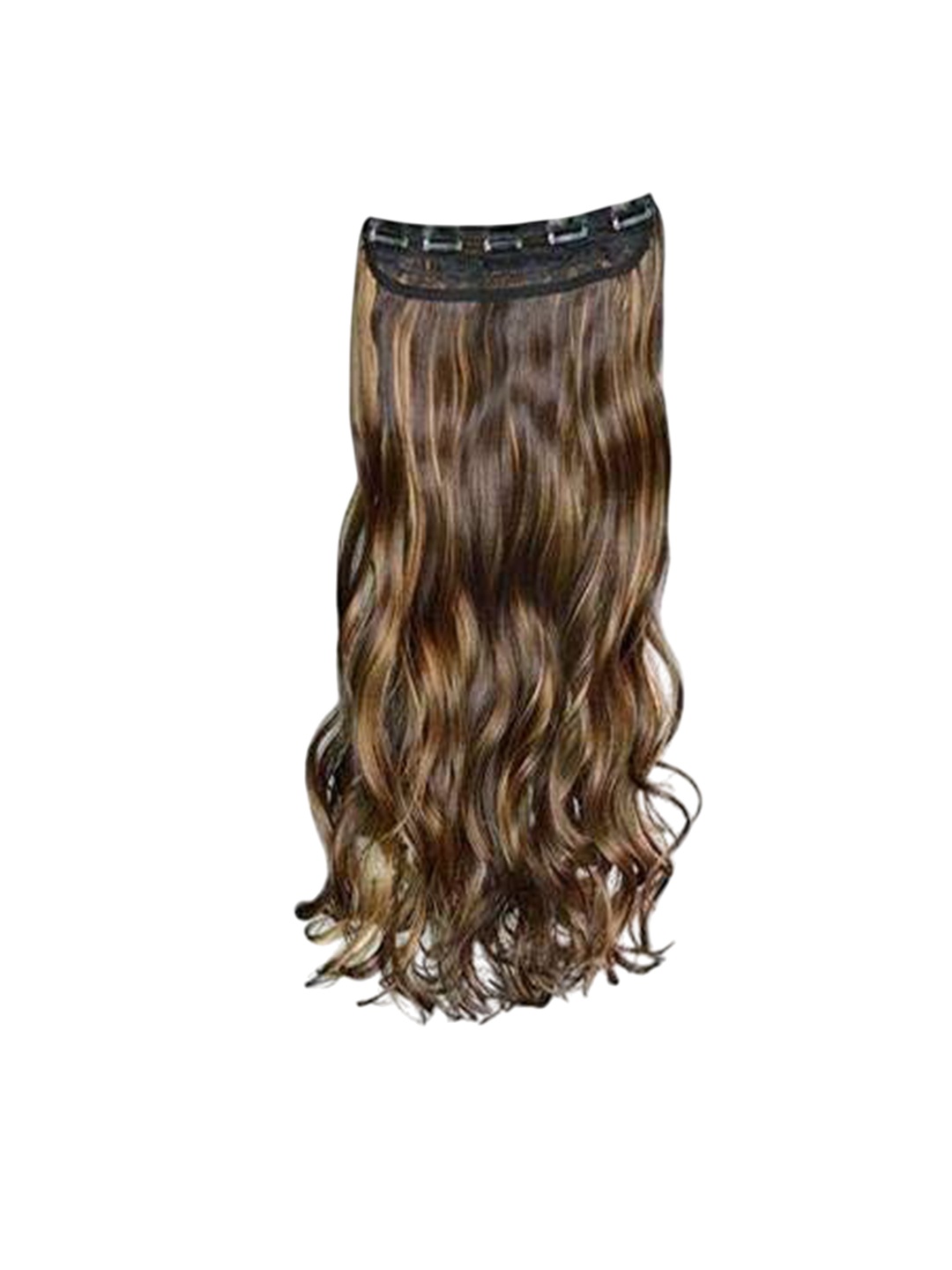 

vister Clip-In Wavy Hair Extension - Golden Highlight - 28 Inch, Gold