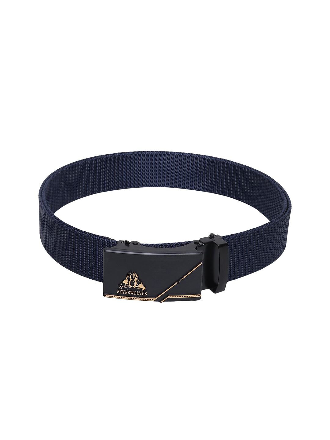 

Provogue Men Textured Belt, Navy blue