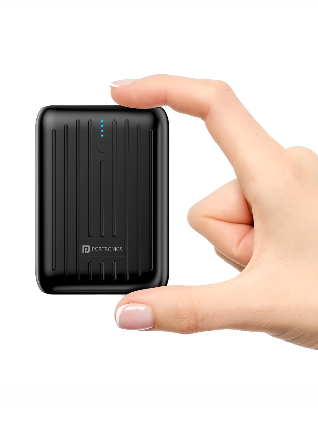 

Portronics Boosty 10K 10000mAh 22.5W Max Output LED Indicator Smallest Power Bank, Black