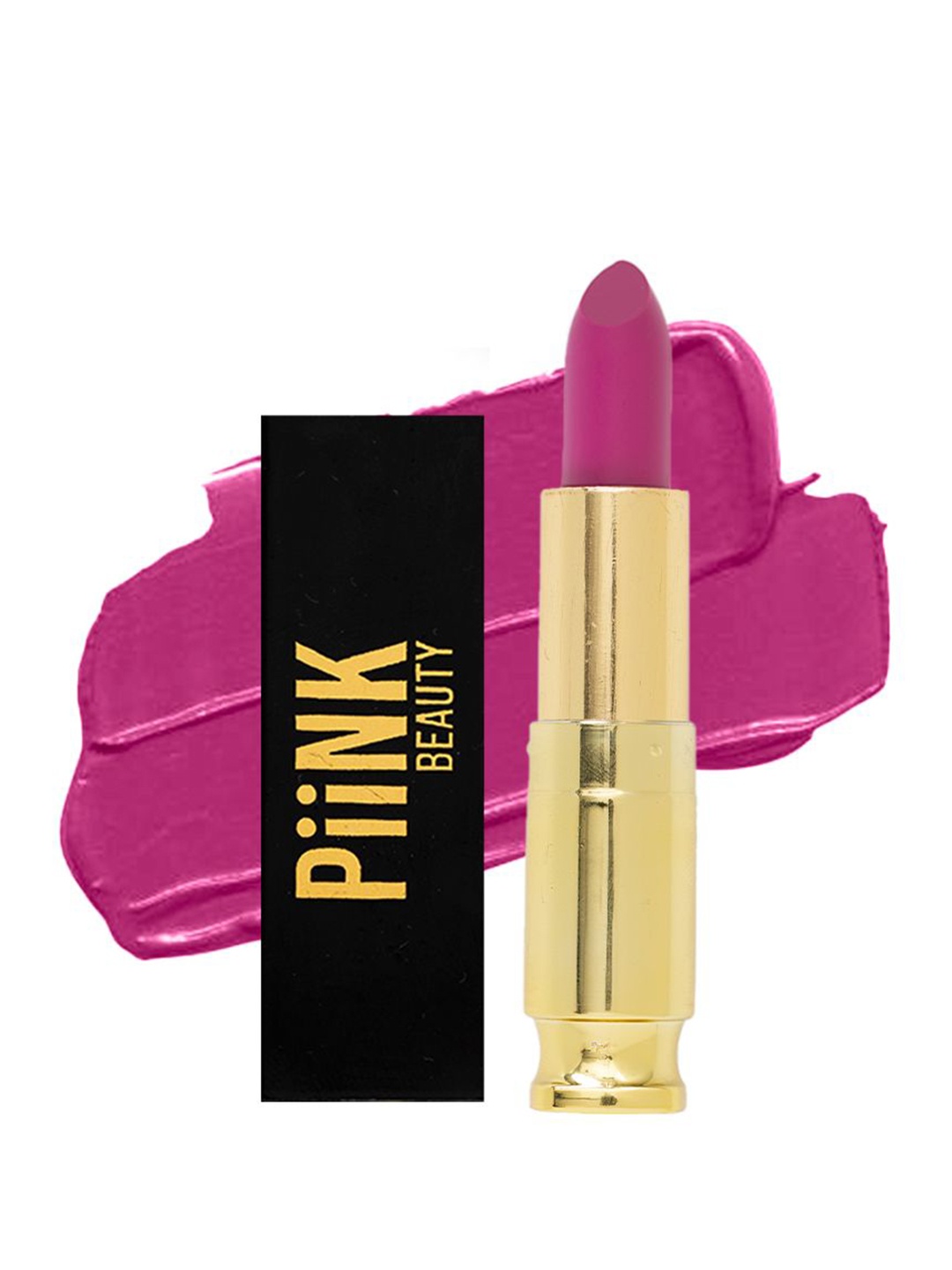

PiiNK Beauty Weightless Long Lasting Creamy Matte Lipstick- Rosy Plum CM-03, Pink