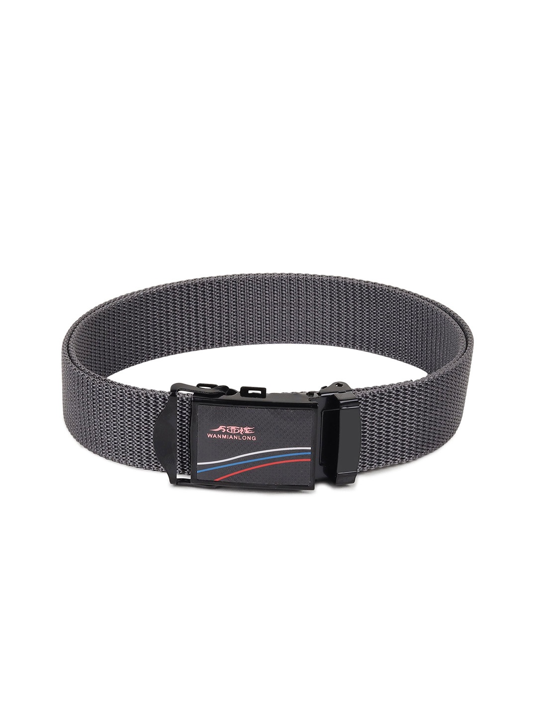 

Provogue Men Textured Belt, Grey