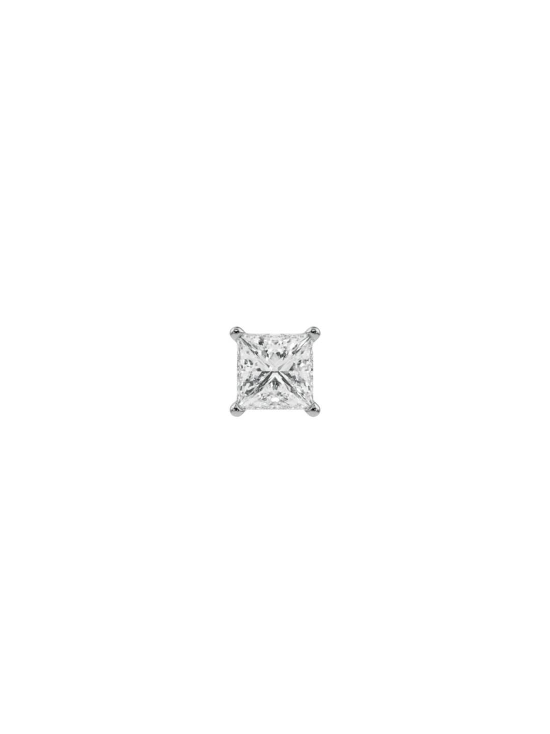 

Emori Men Fizal Solitaire Stud Earrings 1.0CT Diamond 1.19gm, White
