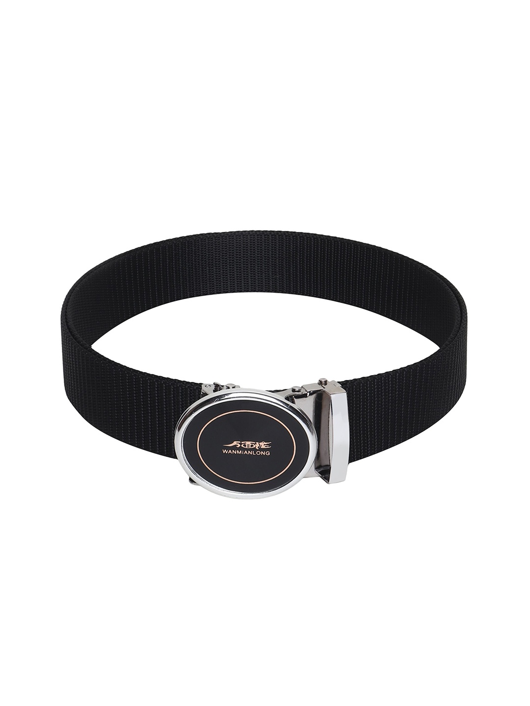 

Provogue Men Woven Design Belt, Black