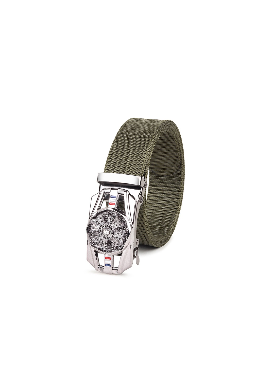 

Provogue Men Textured Belt, Green