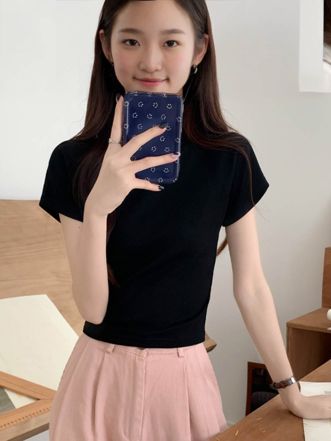 

StyleCast Women T-shirt, Black