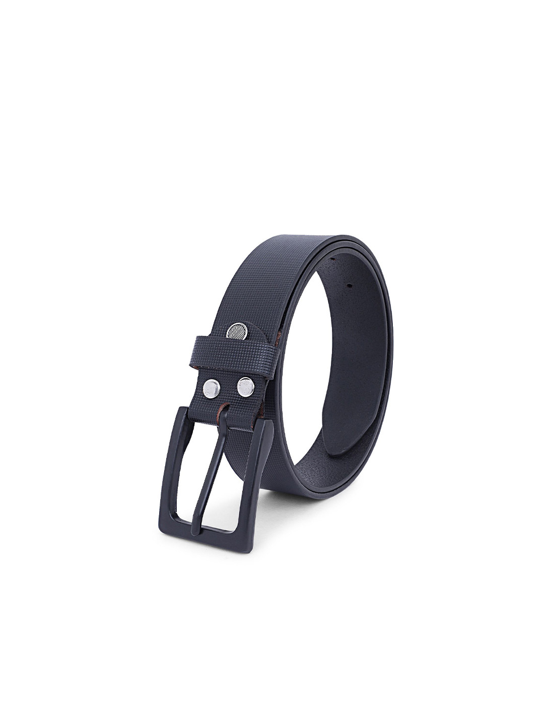 

Provogue Men Textured Leather Belt, Black