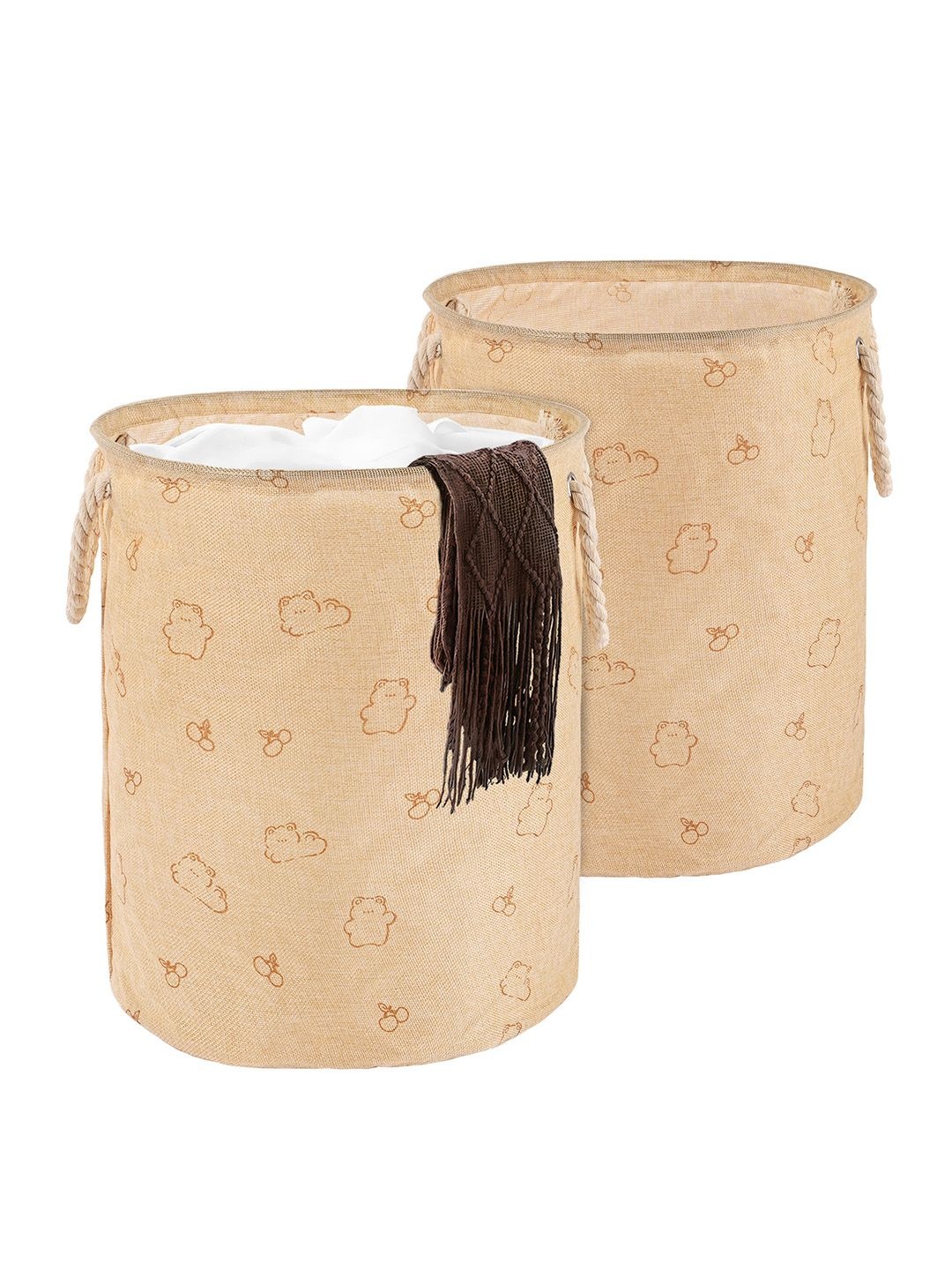 

Kuber Industries Khaki Set of 2 Regular Multi-Utility Organisers