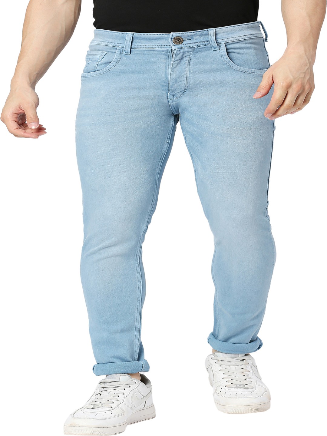 

TCI Men Slim Fit Light Fade Jeans, Blue