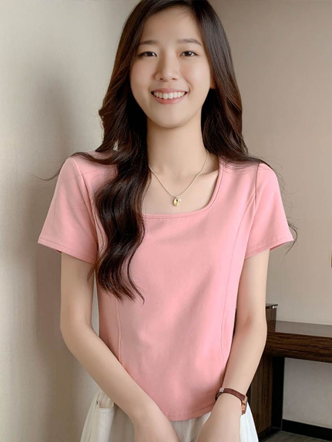 

StyleCast Cotton Top, Pink