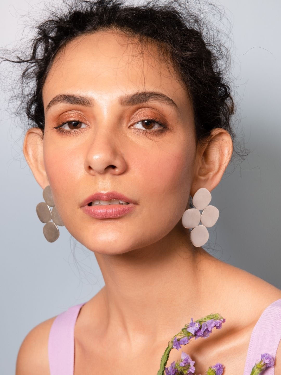 

House of Pehr Silver Plated Contemporary Drop Earrings