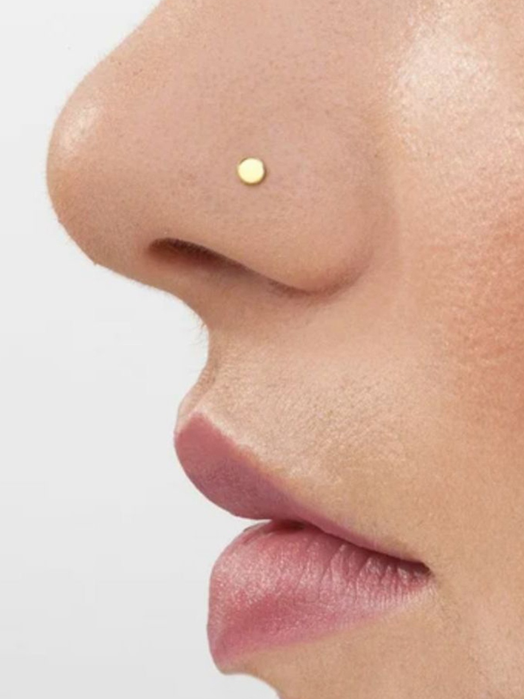 

Abhooshan Gold-Plated Stud Nosepin