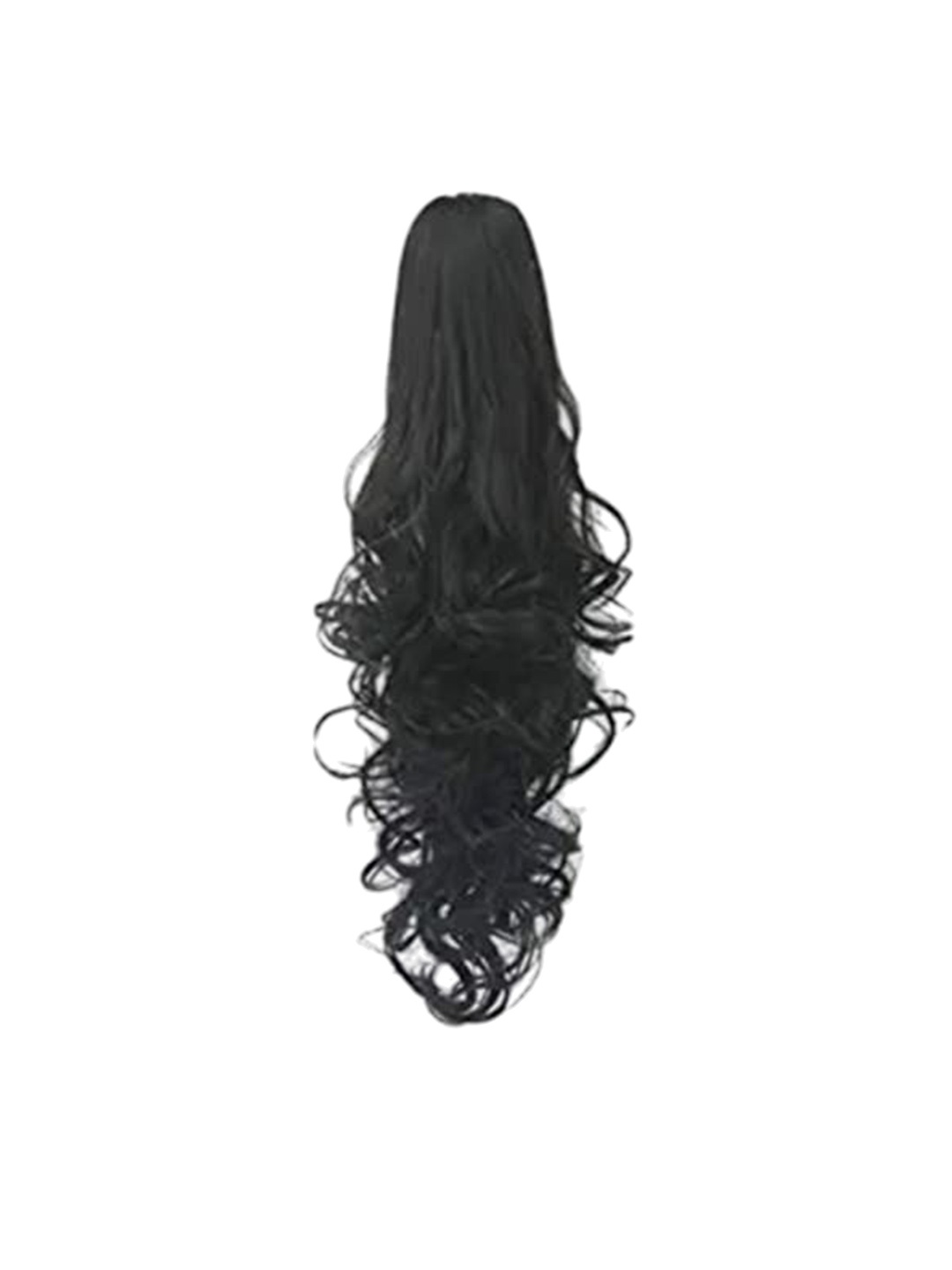 

vister Clutcher-Based Curly Ponytail Extension - Brown - 24 Inches