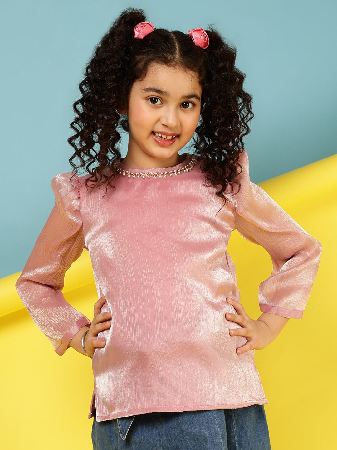 

Ishti Embellished Top, Pink