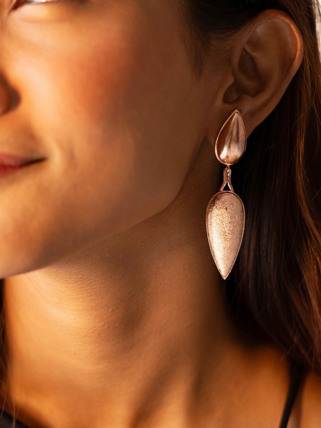

House of Pehr Rose Gold Plated Classic Drop Earrings
