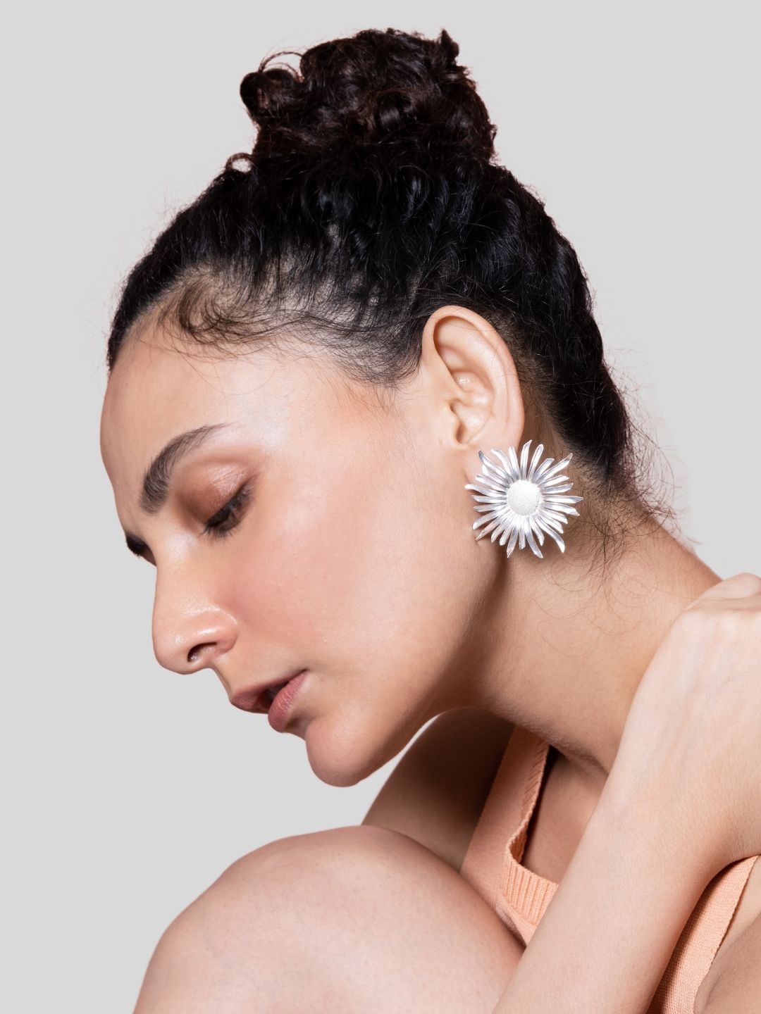 

House of Pehr Silver Plated Stunning Studs Earrings