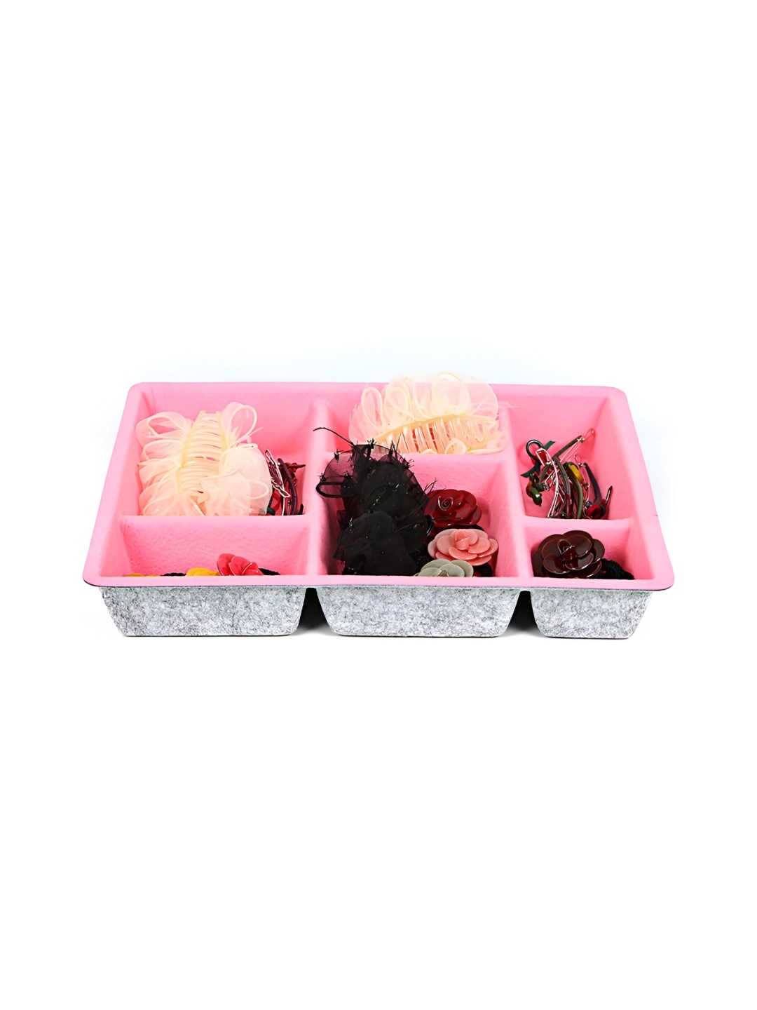 

HOUSE OF QUIRK Pink Set of 1 Reusable Drawer Organiser Organisers