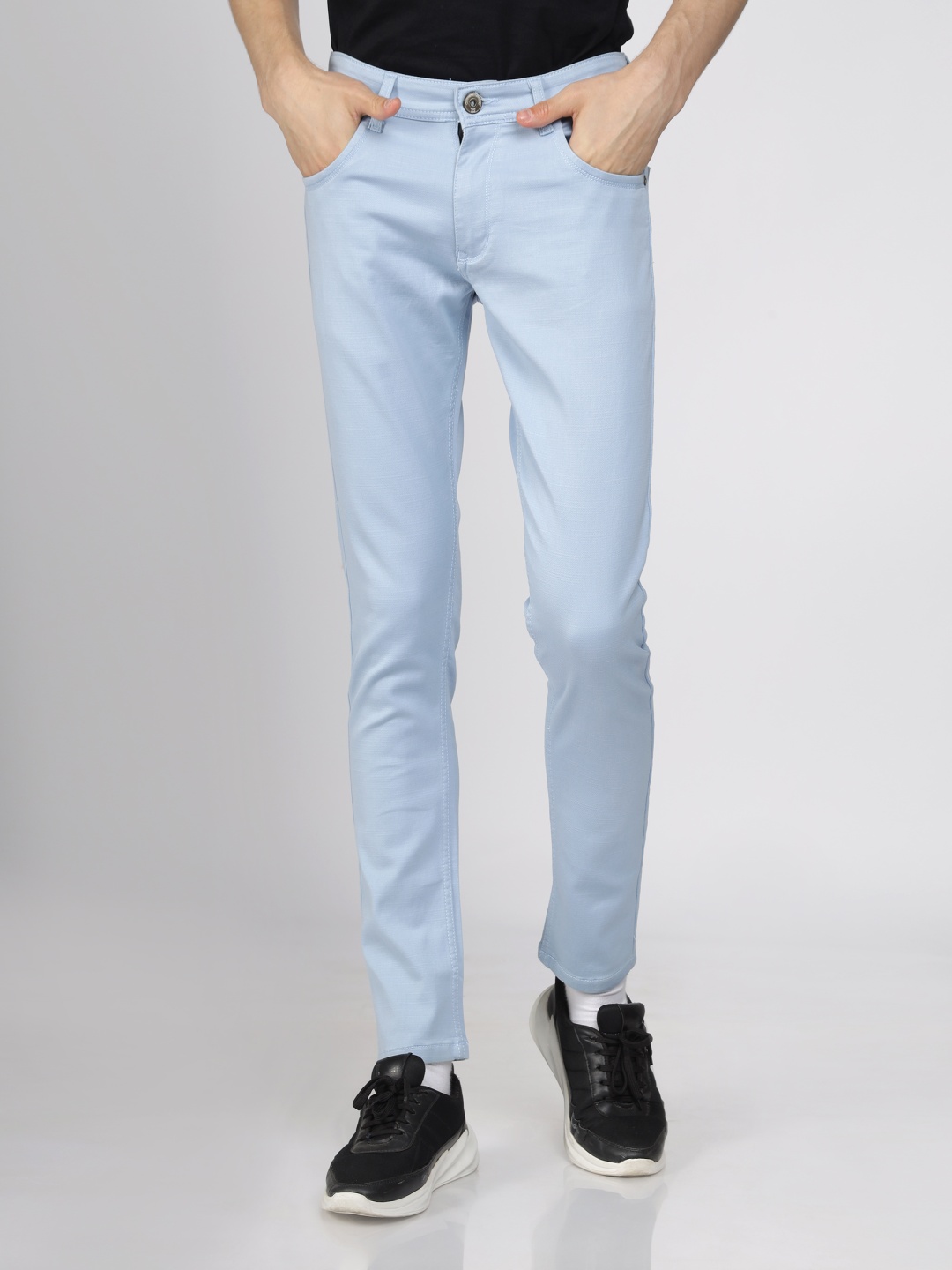 

TCI Men Straight Fit Cotton Jeans, Blue
