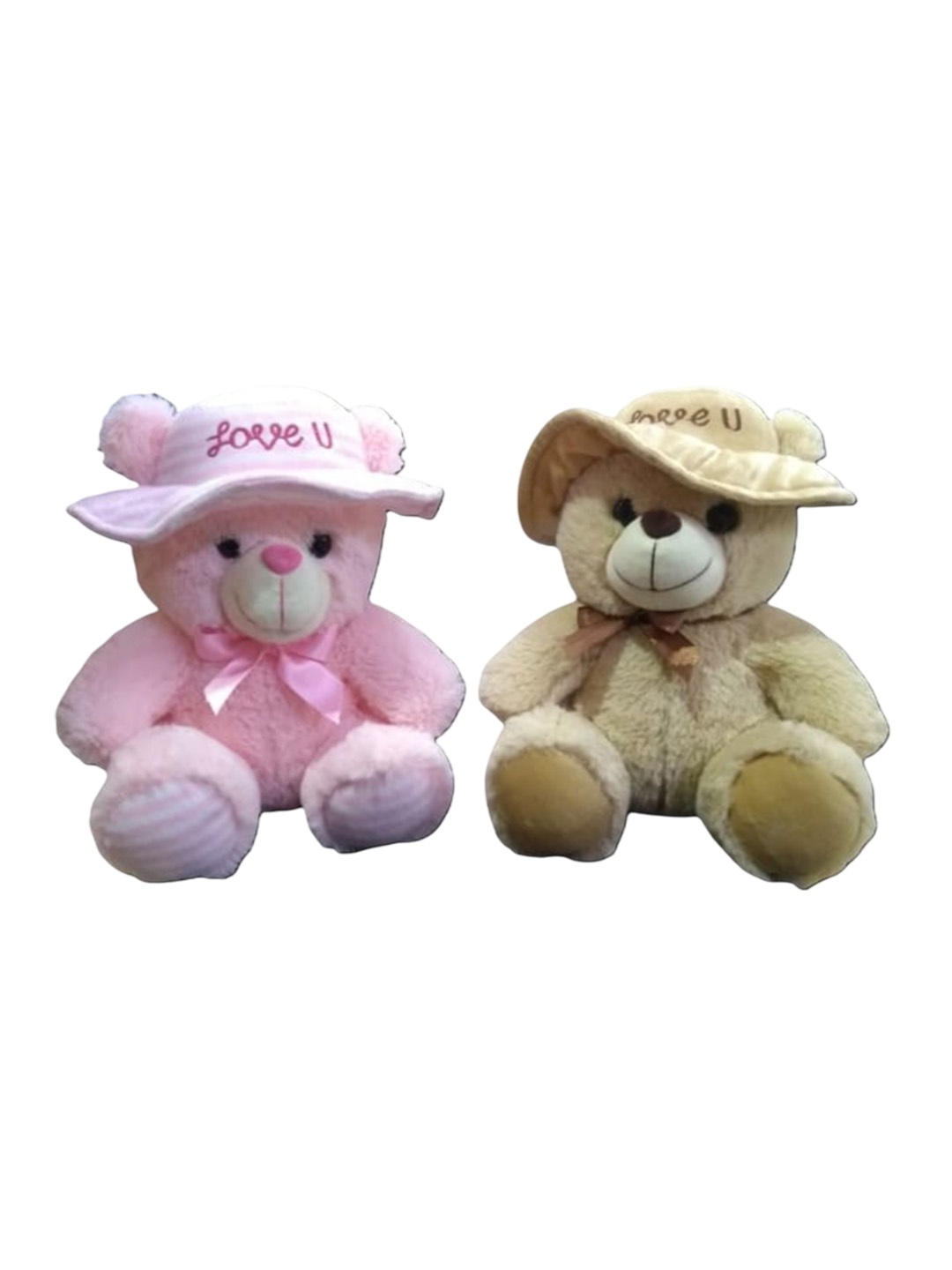 

Natkhat Polyfill Teddy Bears Soft Toys and Dolls, Pink