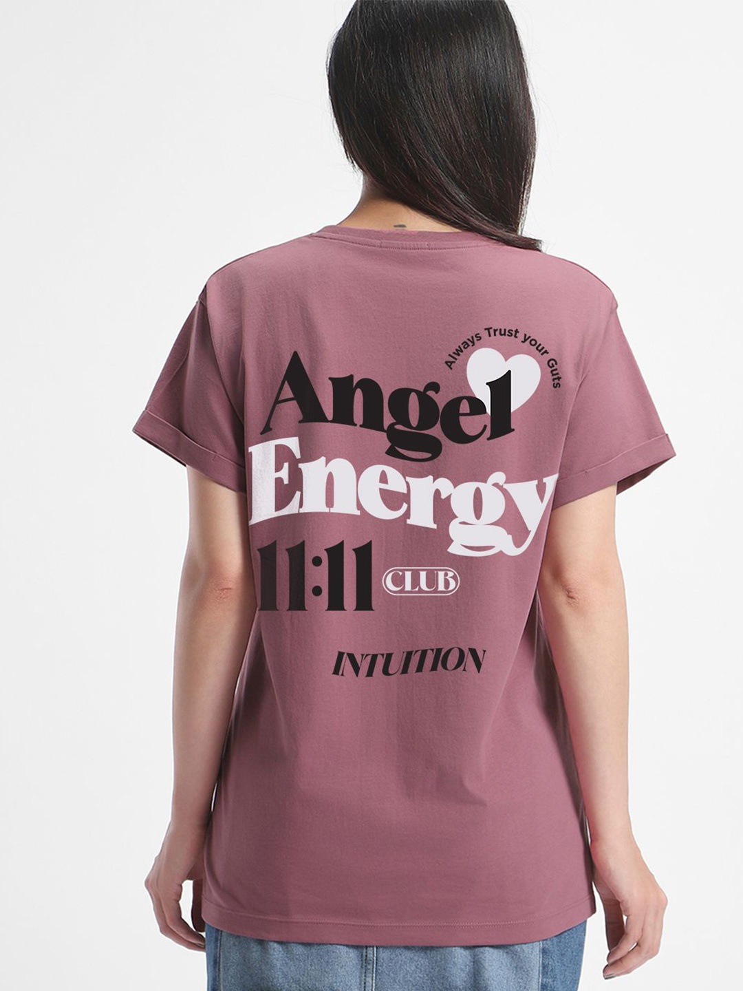 

Bewakoof Women Printed T-shirt, Purple