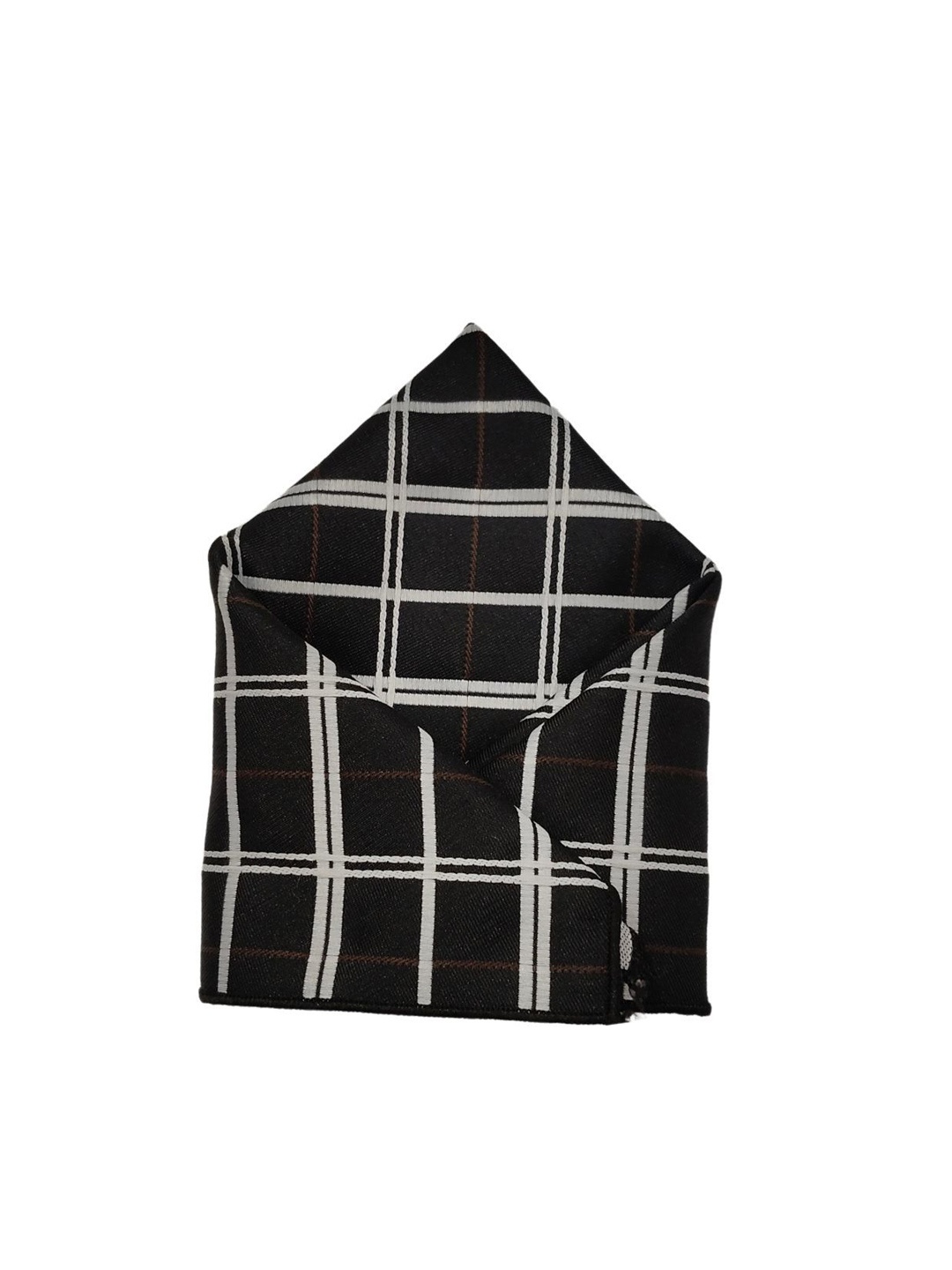 

Blacksmith Checked Pocket Squares, Black